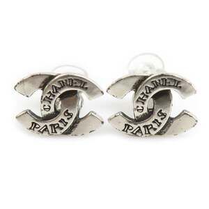 Chanel Cc Logo Clip-On Earrings Silver- #243989C64B
